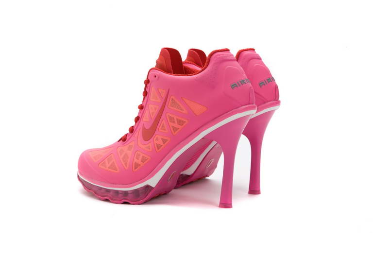 Nike Air femmes d amortissement talons bottes roses (1)
